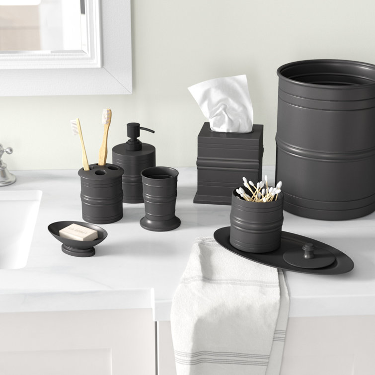 17 Stories Lakiya 8 Piece Bathroom Accessory Set & Reviews Wayfair